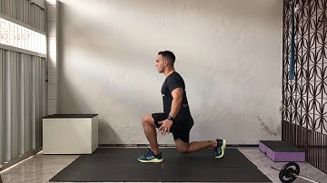 Afundo com flexão de quadril