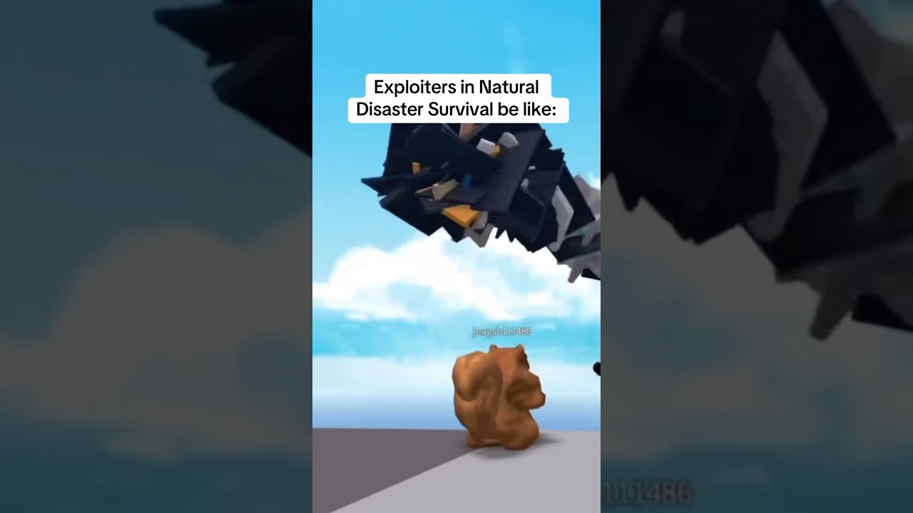 Exploiters In Natural Disaster Survival Be Like 