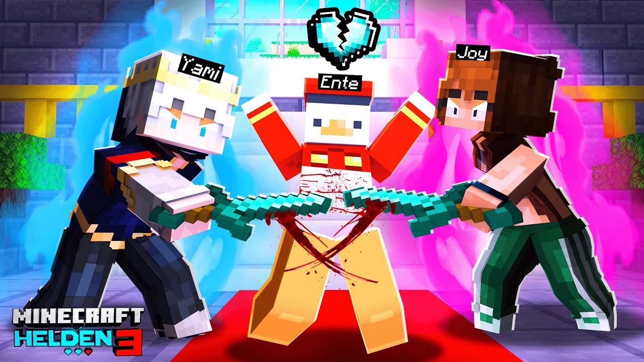 JOYSEMMI VERLÄSST MICH für EX-FREUND, aber ICH NEHME MIR SEIN NÄCHSTES HERZ!(Minecraft Helden 3)