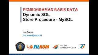 Dynamic SQL