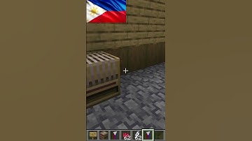 How to make a Philippines flag! in Minecraft #shortsvideo #flag #shorts  #philippines #minecraft