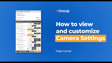 How to Customize Your Camera Settings in Linxup