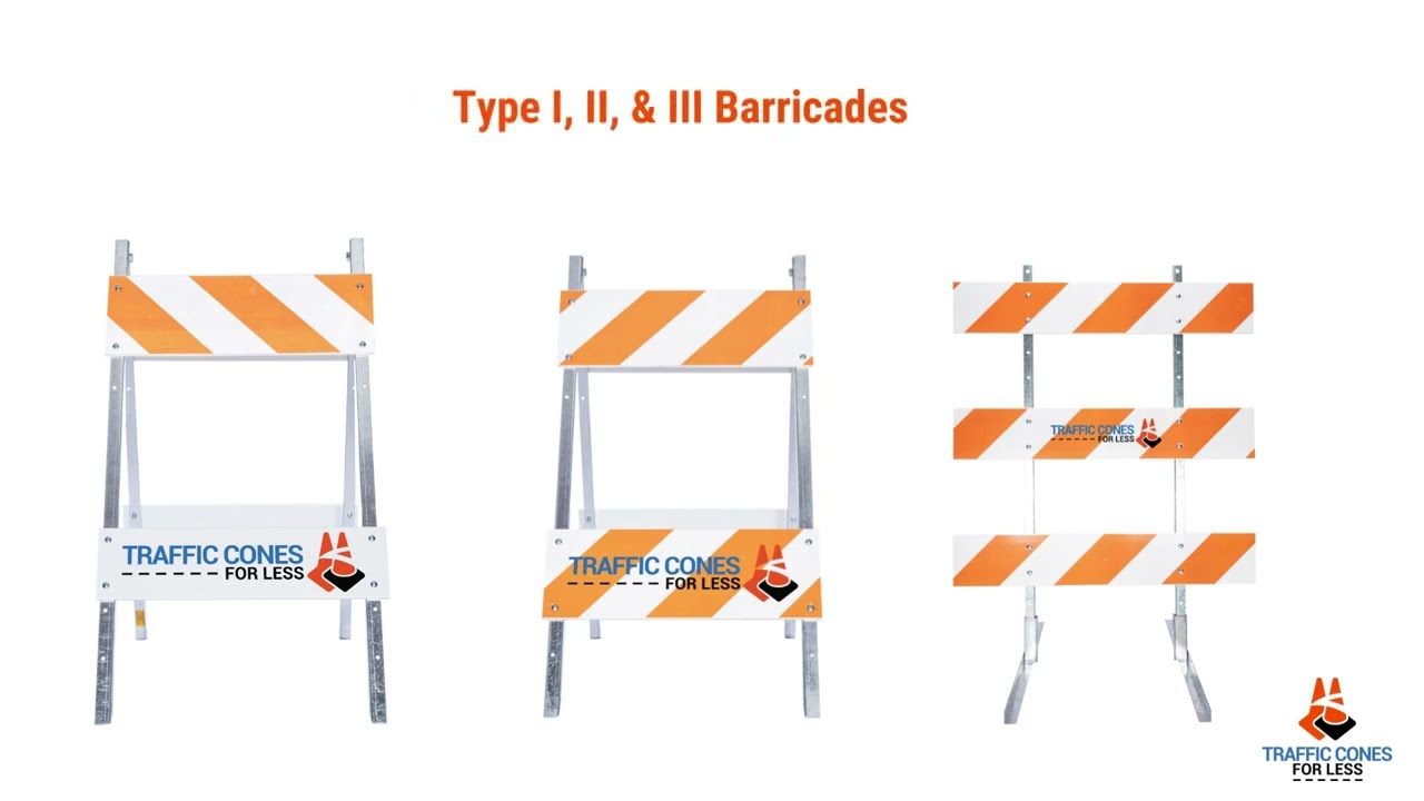 The Difference Between Type I, II, and III Barricades