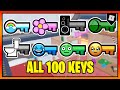 How to get all 100 keys in find the keys  roblox