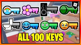 How to get ALL 100 KEYS in FIND THE KEYS || Roblox screenshot 3