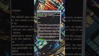 Deepseek R1 said NOPE!. 💀 Check out the response! #AI #FlatEarthDebunked #deepseek