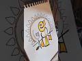 পহেলা বৈশাখ স্পেশাল ড্রয়িং 🎨 | Poila Baisakh Special Drawing #pohelaboisakh #shorts #art #drawing