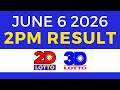 Lotto Result Today 2PM June 6 2026 EZ2 Swertres PCSO 