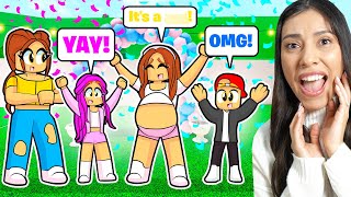 MY DAUGHTER'S GENDER REVEAL! *SHE'S HAVE A ...!* (Roblox)