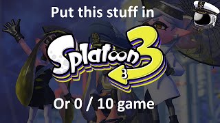 What Splatoon 3 NEEDS to be a Good Game
