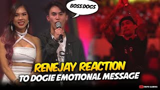 RENEJAY'S REACTION to DOGIE's EMOTIONAL MESSAGE . . . 🤯