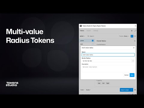 Creating a Multi-value Radius Token