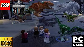 Lego Jurassic World Español Latino Capitulo 5: Duelo En La Calle Principal Gameplay Comentado HD