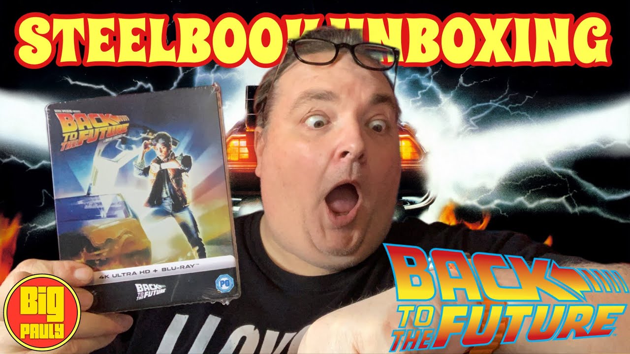 Back to the Future 4k (ZAVVI Exclusive) Steelbook Unboxing YouTube