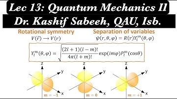 Lecture 13 || Q. M. 2 ||  Position representation of Angular Momentum (contd.)  || Urdu || Hindi ||
