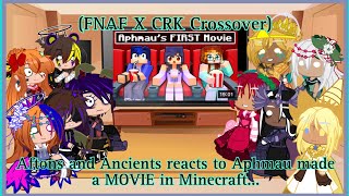 The Aftons and Ancient Heroes reacts to Aphmau made a MOVIE in Minecraft… || Aphmau GCRV ||