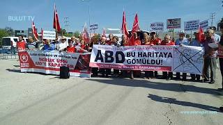 Vatan Partisinden ABD Konsolosluğu önünde tezkere açıklaması