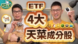 比對六大ETF指數發現四檔天菜成分股 這屆變成2金控+2水泥 | FQ&A39 存股