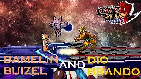 SSF2 Mods-DIO Brando and Bamelin/Buizel beta test showcase(by Richard Mohos).