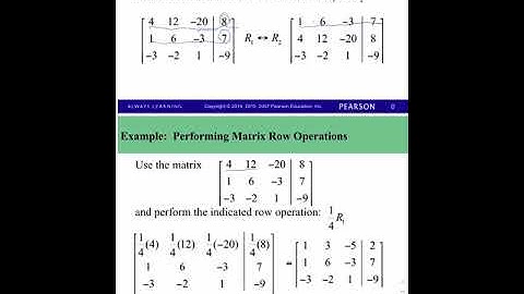 Sec 9.1 matrix solutions to linear systems