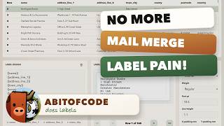 Building a Simple Label Printing App for Spreadsheet Address Labels