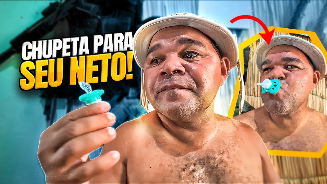 GALO CEGO RECEBEU UMA CHUPETA PARA SEU NETO 😂 | RECEBIDOS DO GALO CEGO