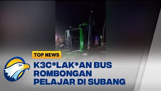K3c*lak*an Bus Rombongan Pelajar di Kawasan Wisata Ciater Subang