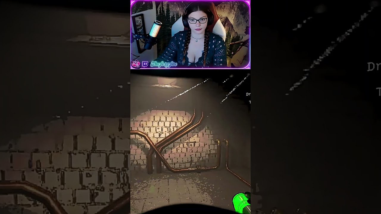 Blink if you’re scared… I blinked a lot 😭Catch the chaos live 👉 twitch.tv/thefoxyfae #lethalcompany