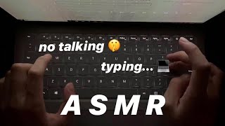 ASMR KEYBOARD TYPING- no talking 🤫🌻 (read description) screenshot 5