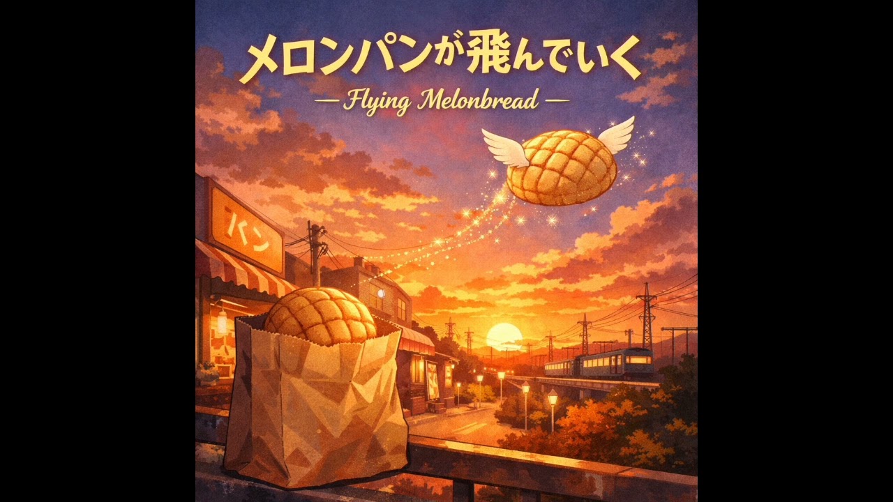 【80s歌謡曲風】メロンパンが飛んでいく – Flying Melonbread –