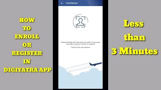 How to register or Enroll in Digi Yatra app | Less than 3 minutes|Enter terminal and clear security screenshot 1