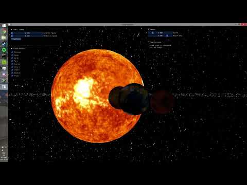 3D Solar System (OpenGL 4, C++)