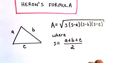 Heron's Formula : Area of a Triangle - DayDayNews