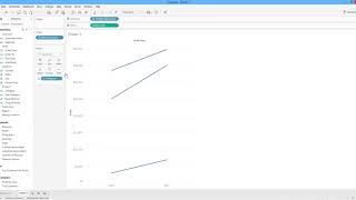How to Construct a Slope Graph in Tableau. [HD]