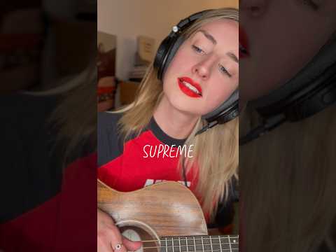 SUPRÊME - @robbiewilliamsvideos ♥️ #cover #supreme #music #youtubemusic #singer #guitar #french