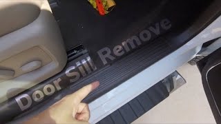 How To Remove 2018 GMC Sierra and Chevy Silverado Door Sills Gmc Door Sill Protector