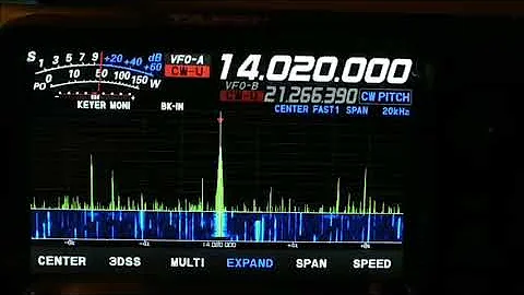 Yaesu FTdx10 - CW Pitch between 500 Hz and 700 Hz with internal speaker - IW2NOY