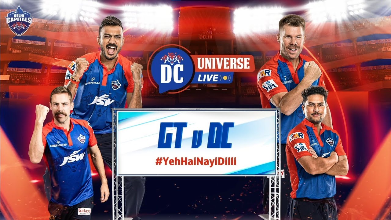 DC Universe LIVE  - GT v DC | IPL 2023