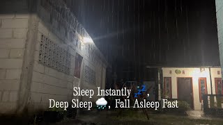 Heavy Rain Sounds for Sleeping - ASMR, Deep Sleep, Insomnia