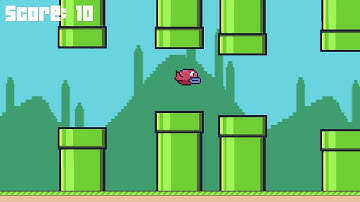 CS50 Fifty Bird Example. Random pipe gaps, spawn time, medals for scores and Pause State