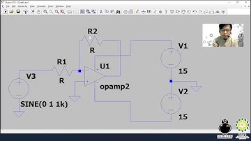 Elektronika I - 09. Operasional Amplifier Inverting dan Non-Inverting menggunakan LTSpice