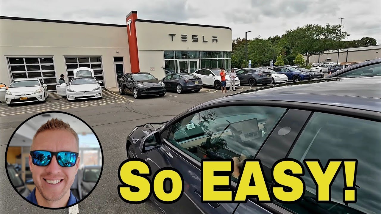 Buying a Tesla Model 3 is so EASY - YouTube