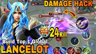 24 Kills Damage Hack LANCELOT!! Lancelot Best Build and Emblems 2024 - Lancelot Gameplay