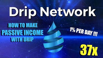 DRIP NETWORK (PASSIVE INCOME!!!) Make 1% Per Day