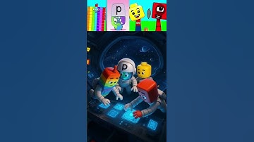 Sprunki-OC Blockie 72 X Alphabet P X Lego X Number Block 1 in spaceship