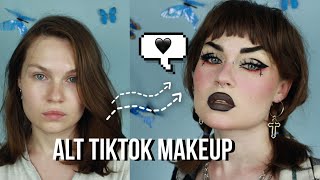 ПЕРЕВОПЛОЩЕНИЕ: АЛЬТ ТИКТОК МАКИЯЖ // alt tiktok makeup transformation