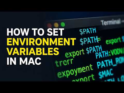 How to Set Environment Variables on Mac