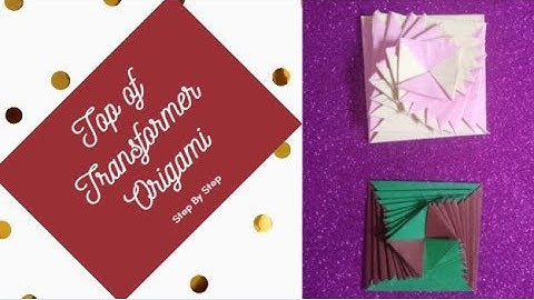 Top Of Paper toy antistress transformer  DIY crafts easy