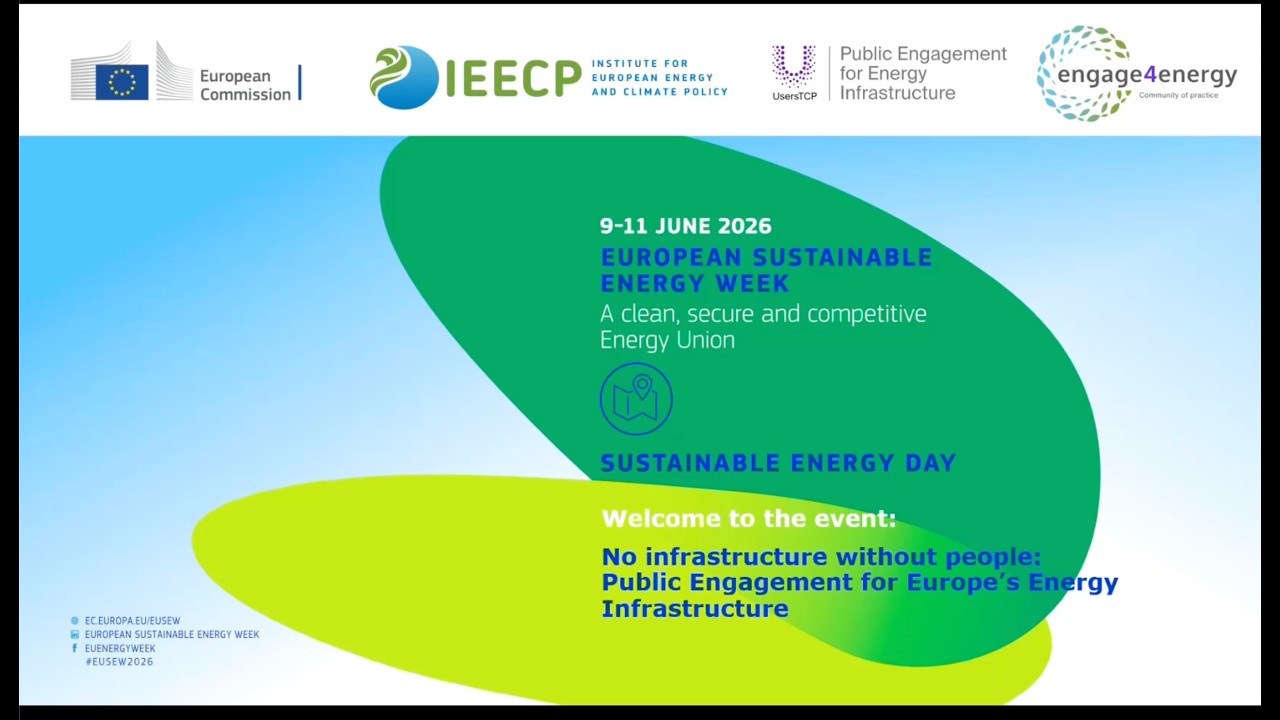 No Infrastructure Without People: Public Engagement for Europe’s Energy Infrastructure