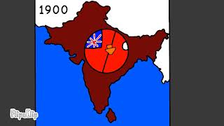 История Индии (Історія Індії) History Of The Hindi 1700-2023 #Map